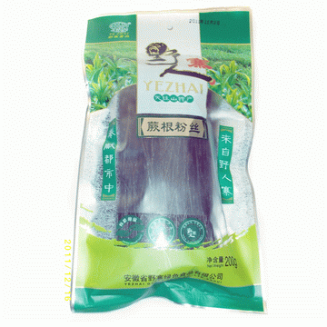 厂家直销安庆特产野生绿色食品蕨菜粉丝
